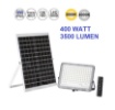 Immagine di Faro Per Esterni Pannello Solare Led 400W 3500 Lumen IP65 Glaser Intec Light