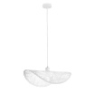 Immagine di Sospensione Bianca Lampadario Metallo Forato Foglie RHEI-LEAF-S50 Fan Europe