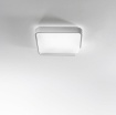 Immagine di Plafoniera In Plastica Grigia Quadrata Led CCT 40w Wayout Fan