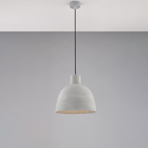 Immagine di Lampadario Coppa Cemento Design Industrial Portland Be Light