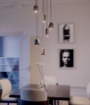 Immagine di Lampadario A Sospensione 5 Luci Metallo Opaco Luce Diretta Per Tavolo Boom Smarter