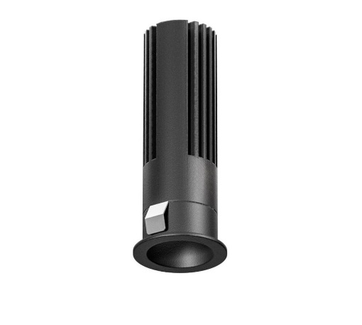 Immagine di Faretto Nero Rotondo 3,5cm Per Controsoffitto Led 3000k Ottica 36° GFA1411C Gea Led