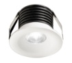 Immagine di Faretto Bianco Stondato da Incasso Led 3w Luce Calda o Naturale GFA1080 Ottica 38° Gea Led