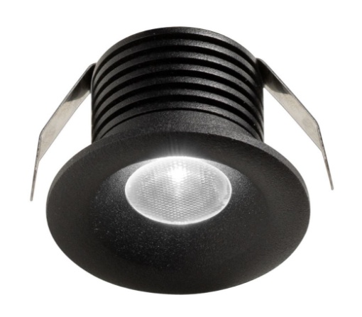 Immagine di Faretto Nero da Incasso per Controsoffitto Led 3w 3000k/4000k GFA1081 D.3,5 cm Gea Led