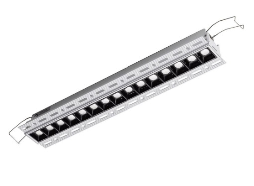 Immagine di Faretto Rettangolare a Scomparsa Led 30w 3000k Ottica 30° L40,8 cm GFA1132C Gea Led