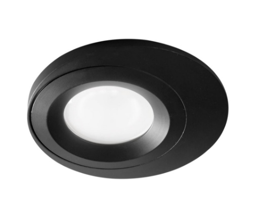 Immagine di Faretto Nero Tondo 1xGU10 da Incasso Ø10 cm GFA1201 Gea Led