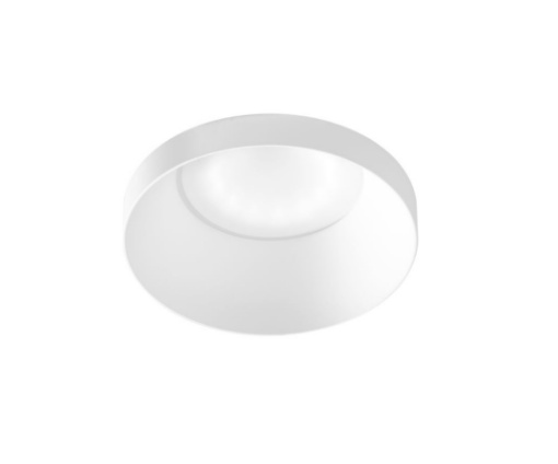 Immagine di Faretto Bianco Stondato Ottica Arretrata da Incasso Ø7,2 cm GFA1160 Gea Led