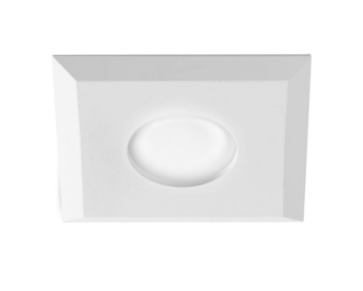 Immagine di Faretto Bianco Quadrato da Incasso 9,4x9,4 cm GFA1190 Gea Led