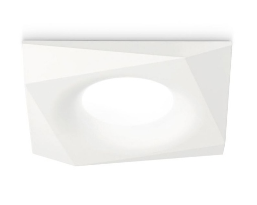 Immagine di Faretto Bianco Quadrato da Incasso per Controsoffitto 8,9x8,9 cm GFA162 Gea Led