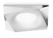 Immagine di Faretto Cromo Quadrato da Incasso 8,9x8,9 cm GFA163 Gea Led