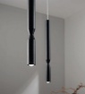 Immagine di Sospensione Cilindro Fascio Luce Stretto Per Isola Cucina Led 7w 3000k Tubic Ondaluce