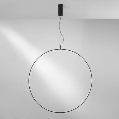 Immagine di Lampadario Led Luce Indiretta CCT Design Anello Verticale 120cm Toorx Fan Europe