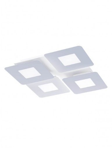 Immagine di Plafoniera Quadrata Led 47w Con Selettore Luce 3000K/4000K Quant Smarter