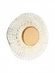 Immagine di Applique Design Oro Led Luce Decorativa Da Parete Vetro Trasparente 20cm Reef Smarter