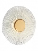 Immagine di Lampada Led Decorativa Oro Da Parete Piatto Vetro Rotondo 25cm Reef Smarter