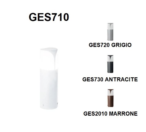 Immagine di Lampioncino Basso Da Giardino 30cm IP44 Stele GES710 GES720 GES730 GES2010 Gea Led