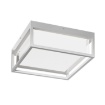 Immagine di Plafoniera Esterno IP65  Led CCT 20w Design Moderno Quadrata GES2090 GES2091 GES2092 Gea