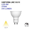 Immagine di Lampadina GU10 LED Uniform-Line 6W 2700K 418 Lumen 120° Beneito