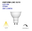 Immagine di Lampadina GU10 LED 6W 2700K Luce Calda Dimmerabile 120° Uniform Line Beneito