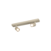 Immagine di Lampada Da Parete Soffitto Due Faretti Led GU10 Mini Cilindri Orientabili Isla Micro Top Light