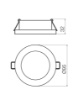 Immagine di Faretto Incasso Per Bagni IP44 Led 7w 4000k Rotondo MT137 Smarter