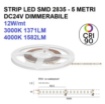 Immagine di Strip Led Bobina 5 Metri 12W/m 128Led/m CRI90 DC24V GST170 Gea Led