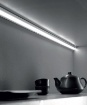 Immagine di Profilo Angolare Alluminio Grigio 2 Metri Per Strisce Led max 10mm GSTP21 GSTP22 Gea