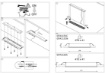 Immagine di Faretto Rettangolare Incasso Scomparsa 15 Led 30w 3000k Ottica 30° L40,8 cm GFA1132C Gea