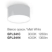 Immagine di Plafoniera Rotonda Bianca Led 16w 3000k 4000k Cloe GPL241 Gea