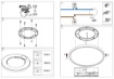 Immagine di Plafoniera Rotonda Ultrasottile Led 32w Con Funzione CCT GPL324 GPL325 Gea