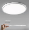 Immagine di Plafoniera Ultrasottile Tonda Alta LuminosItà Led 50w Con Funzione CCT GPL328 GPL329 Gea