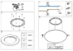 Immagine di Plafoniera Ultrasottile Tonda Alta LuminosItà Led 50w Con Funzione CCT GPL328 GPL329 Gea