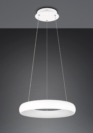 Immagine di Lampadario Per Tavolo Anello Led 29W Con Regolazione Colore Luce e Intensità 46cm Cardona Trio