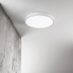 Immagine di Plafoniera Led Circolare 60cm Ray Ideal Lux 44w CCT 3000k/4000k IP44 Bianco o Nero