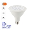 Immagine di Lampadina LED PAR38 E27 15w 3000k Luce Calda 1250Lm Ottica 30°