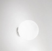 Immagine di Plafoniera Potiri Sfera Vetro Bianco Satinato 25 cm Affralux