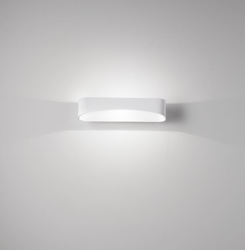 Immagine di Applique Design Moderno Bianco Led 36w 3000k 4000k Luce Up Down Drappo Isyluce 932G