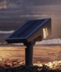 Immagine di Faretto Lampada Solare Led CCT Da Giardino Con Picchetto Nero IP54 Gam Beneito