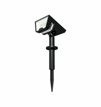 Immagine di Faretto Lampada Solare Led CCT Da Giardino Con Picchetto Nero IP54 Gam Beneito